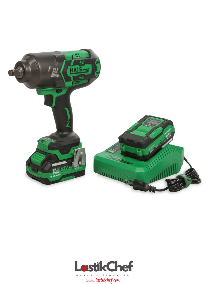 HAISPRO Profesyonel Darbeli Somun Sıkma 1300 Nm 21 V