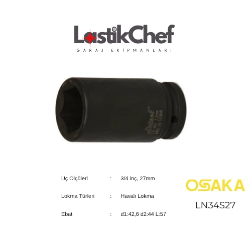 Osaka 27 mm 3/4 Lokma