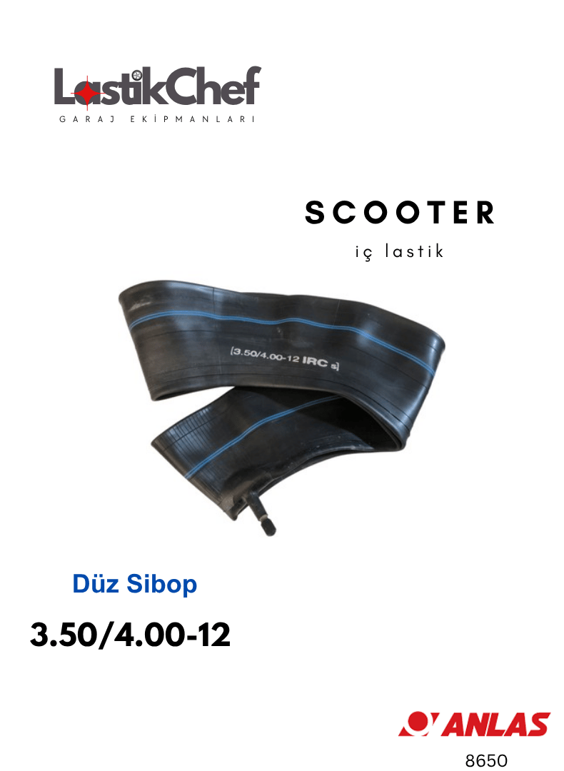 Scooter İç Lastiği 3.50/4.00-12