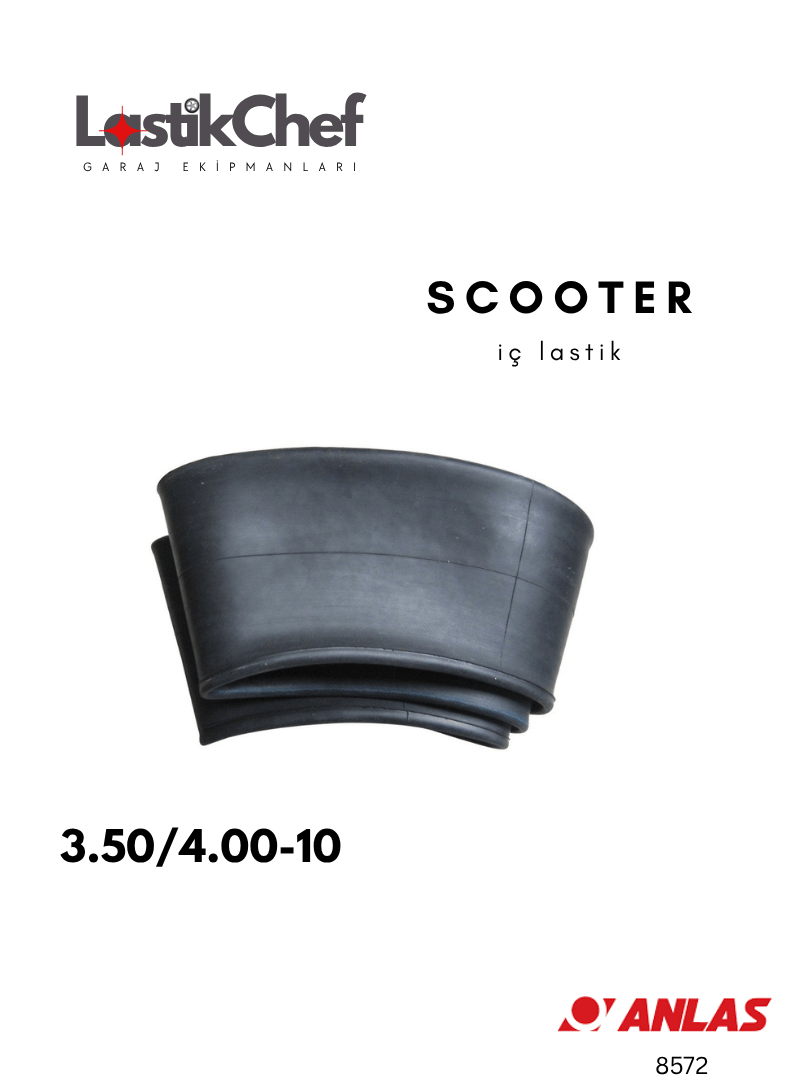 Scooter İç Lastiği 3.50/4.00-10