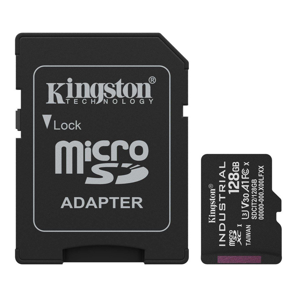 Kingston SDCIT2/128GB microSDHC Industrial C10 A1 pSLC Ca