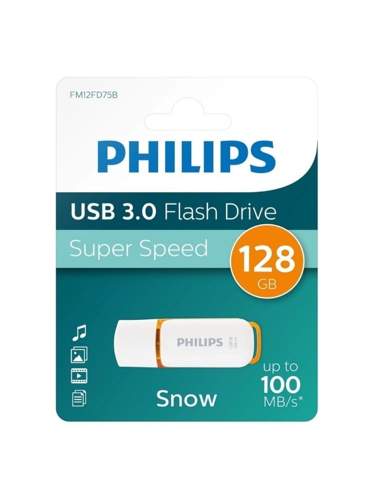 Philips FM12FD75B/00 USB 3.0 128GB Snow Turuncu