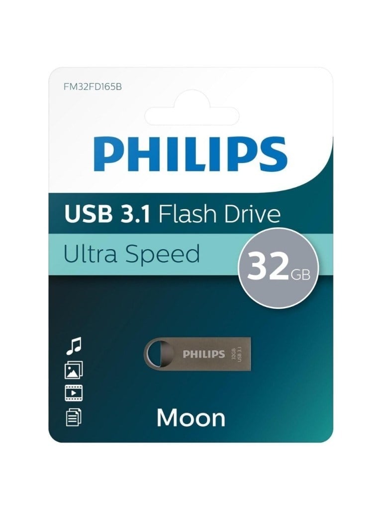 PHILIPS FM32FD165B/00 32 GB Moon USB3.1 Bellek Metal