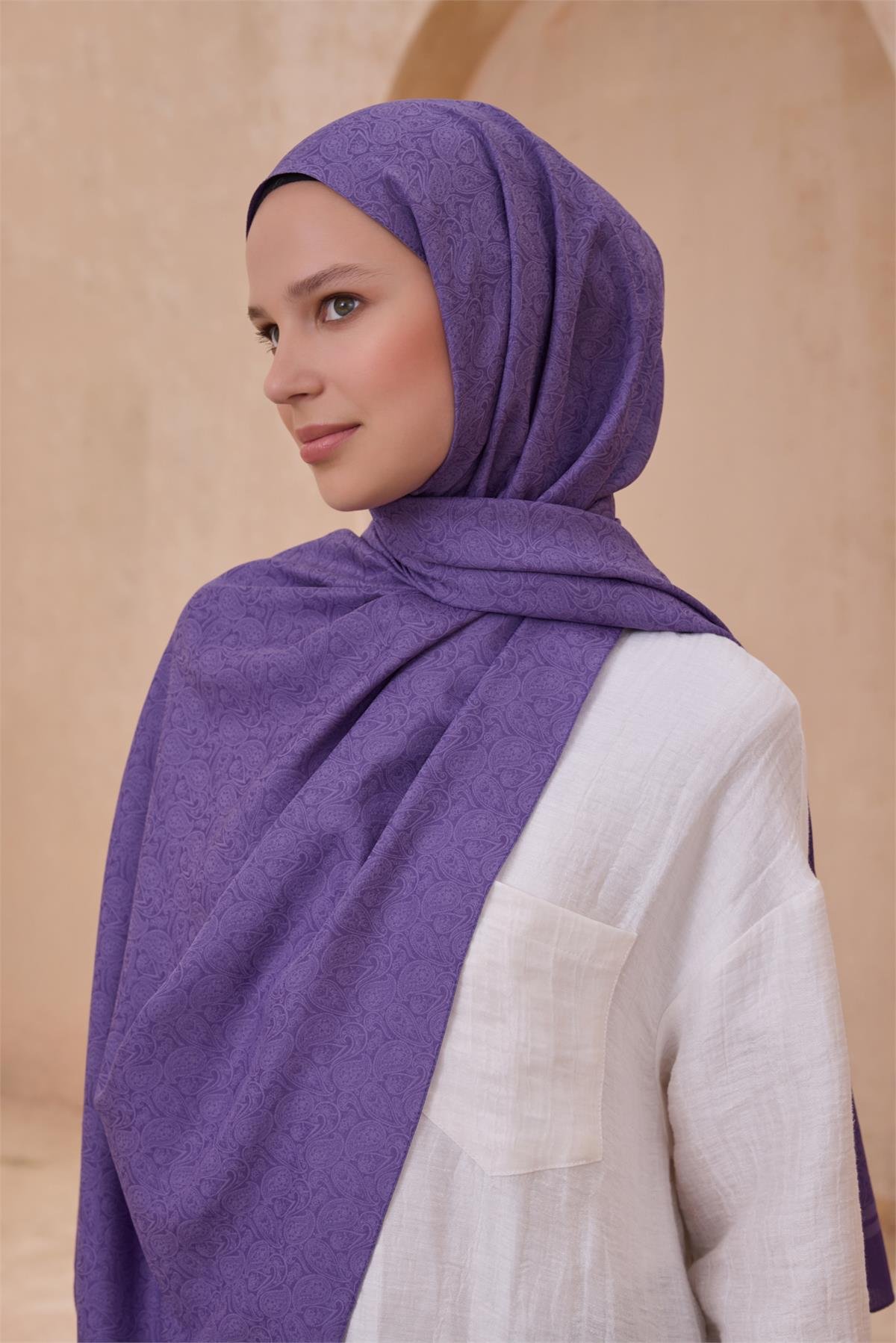 {URUNSEO_TITLE} | BELLI | POLYESTER ŞAL | BELLİ FRESH SİENA ŞAL 4 - 44