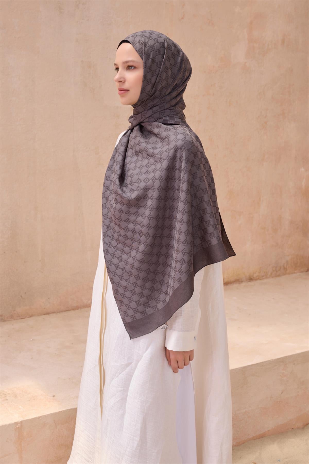 {URUNSEO_TITLE} | BELLI | POLYESTER ŞAL | BELLİ FRESH SİENA ANTRASİT ŞAL 5