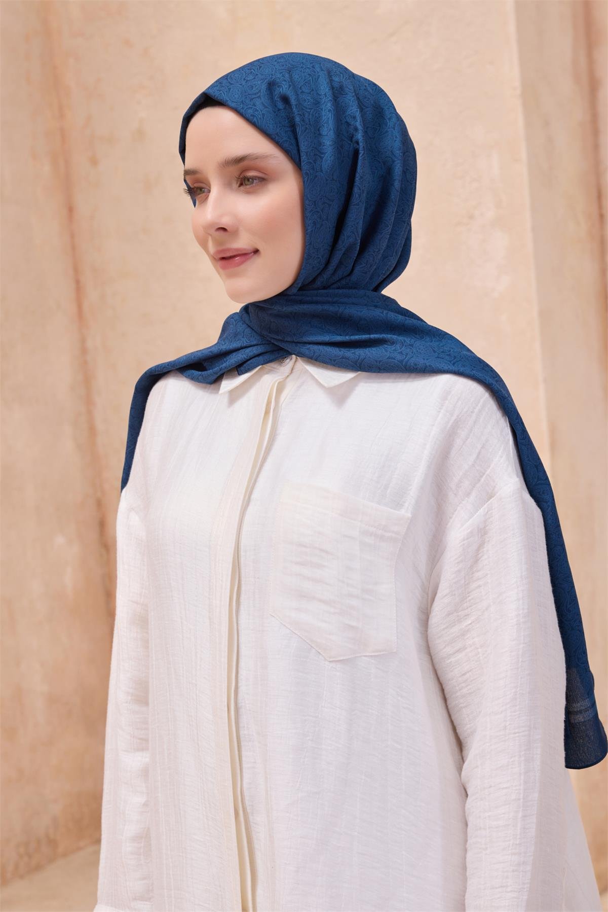 {URUNSEO_TITLE} | BELLI | POLYESTER ŞAL | BELLİ FRESH SİENA SAKS ŞAL 4