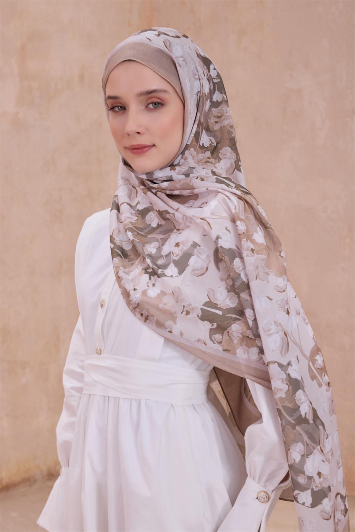 {URUNSEO_TITLE} | BELLI | POLYESTER ŞAL | BELLİ FRESH TELA SARI ŞAL 4