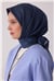 BELLİ SAF İPEK EŞARP 4418D (T) - 05