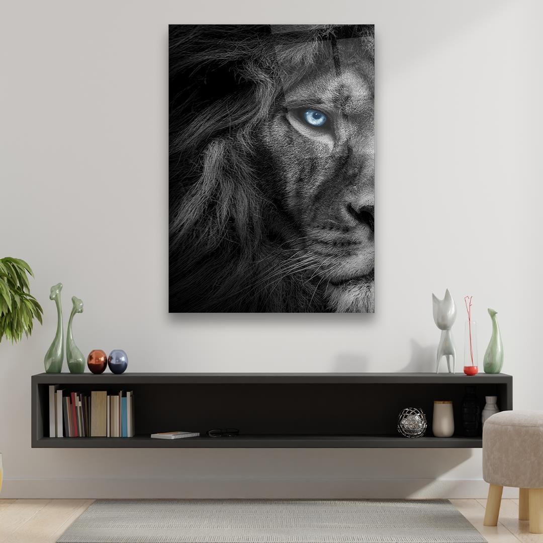 Aslan Dikey Cam Tablo
