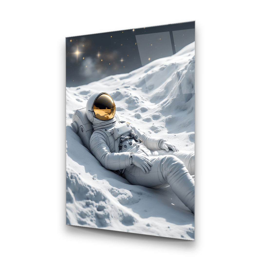 Astronot Dikey Cam Tablo