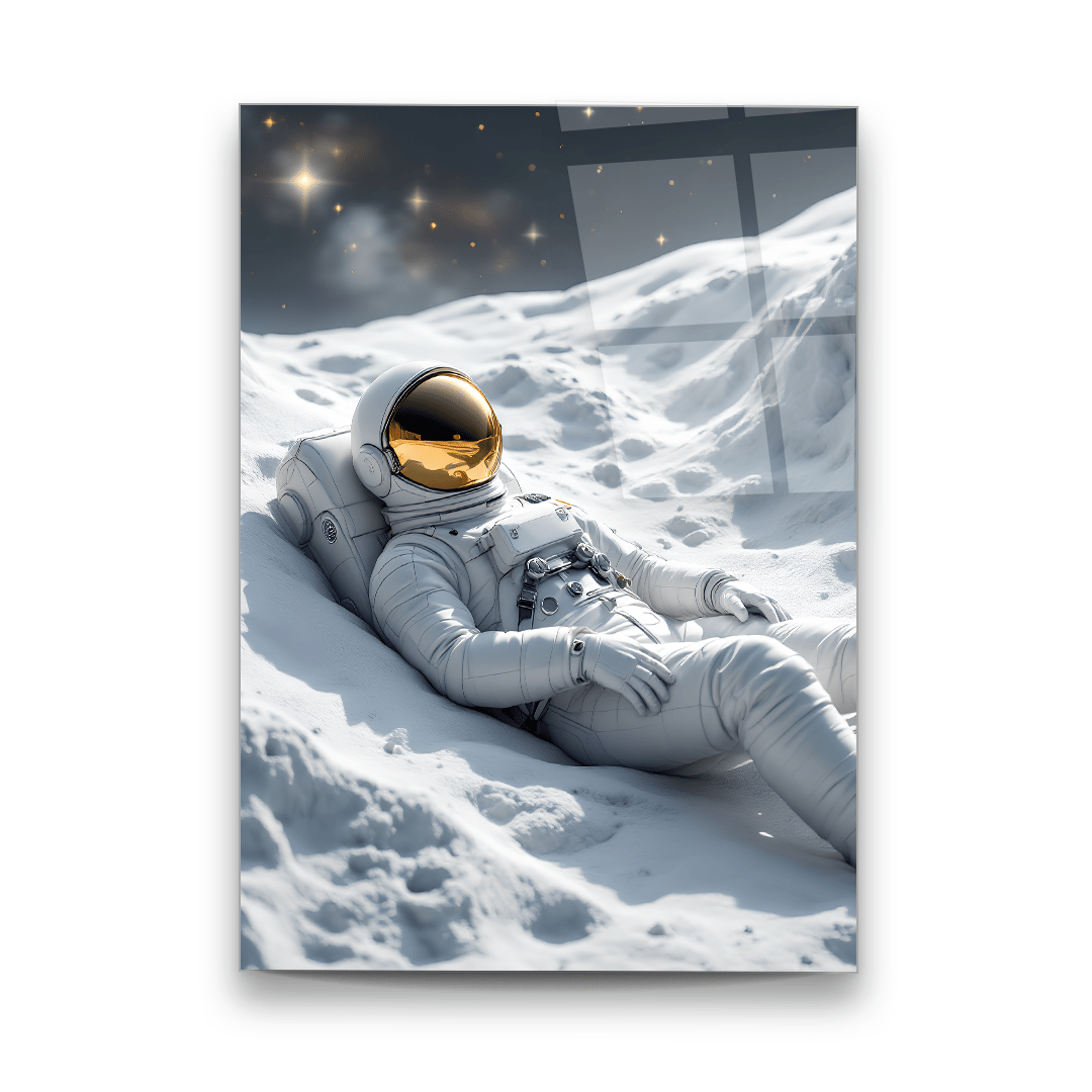 Astronot Dikey Cam Tablo