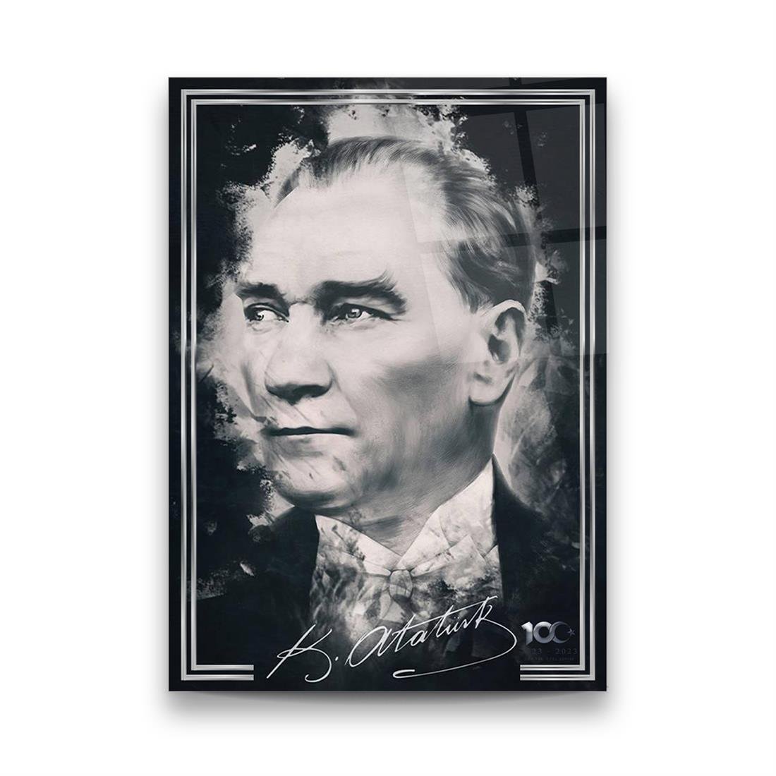 Atatürk 2 Dikey Cam Tablo