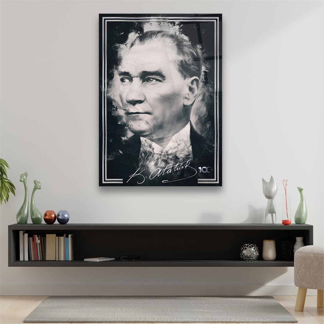 Atatürk 2 Dikey Cam Tablo