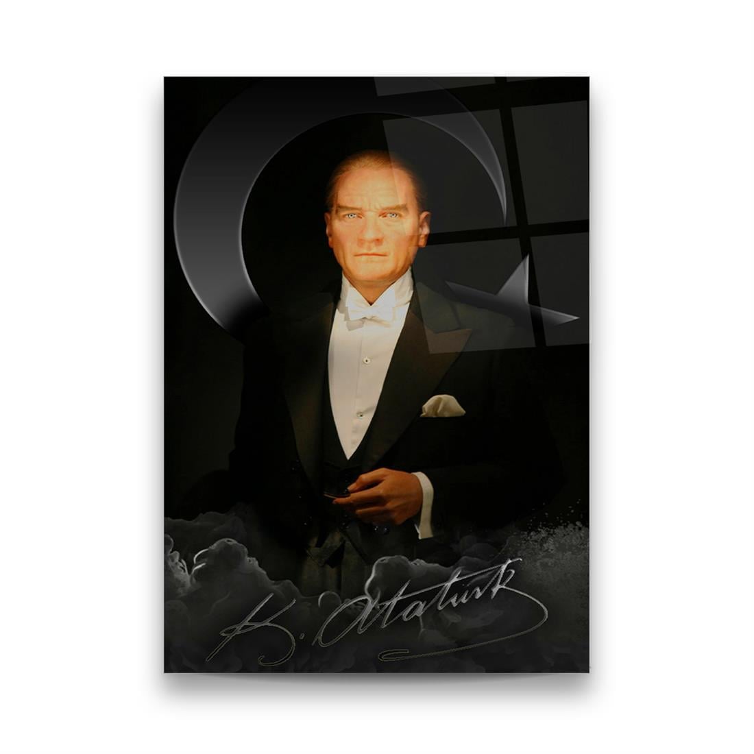 Atatürk 8 Dikey Cam Tablo