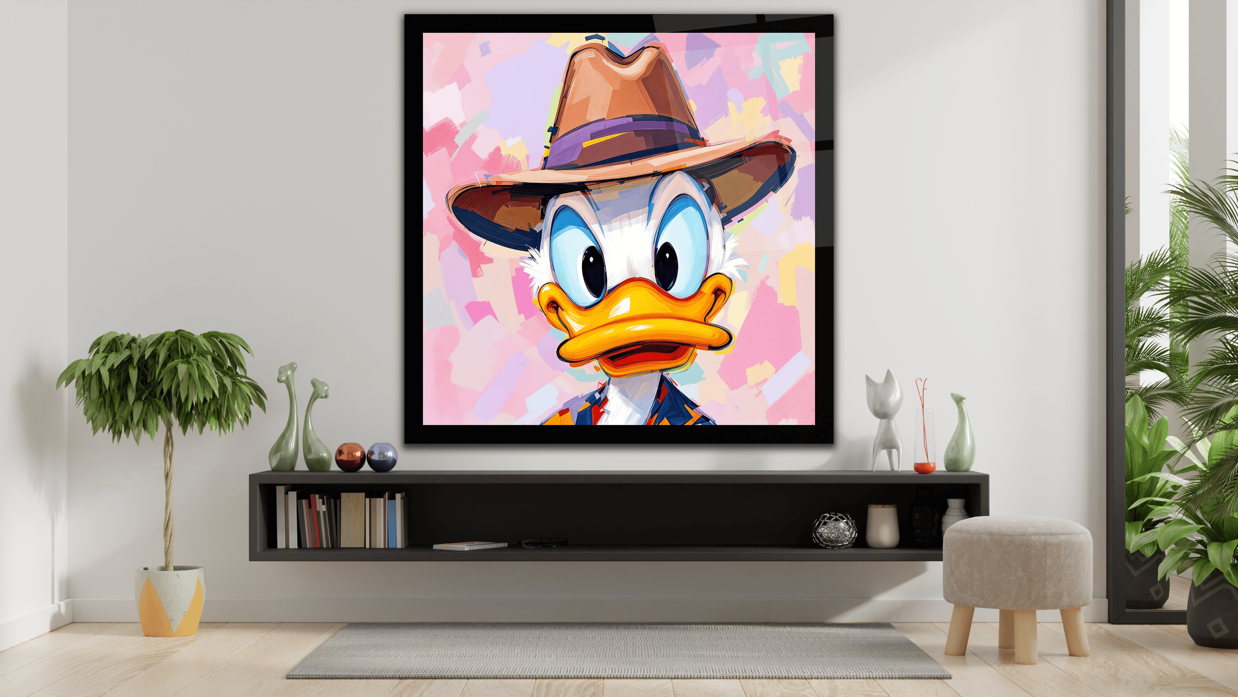 Donald Duck 2 Kare Cam Tablo