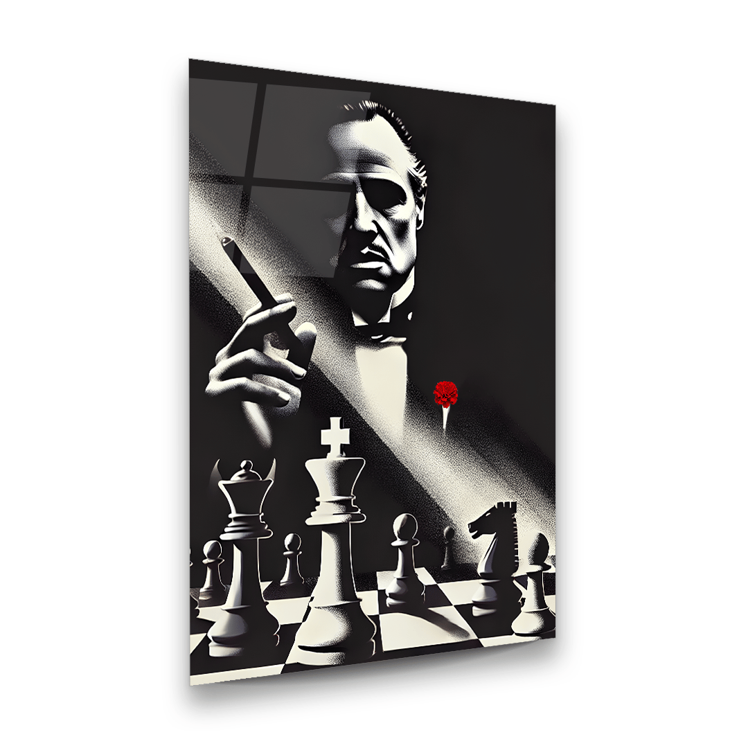 Godfather Vito Corleone Dikey Cam Tablo