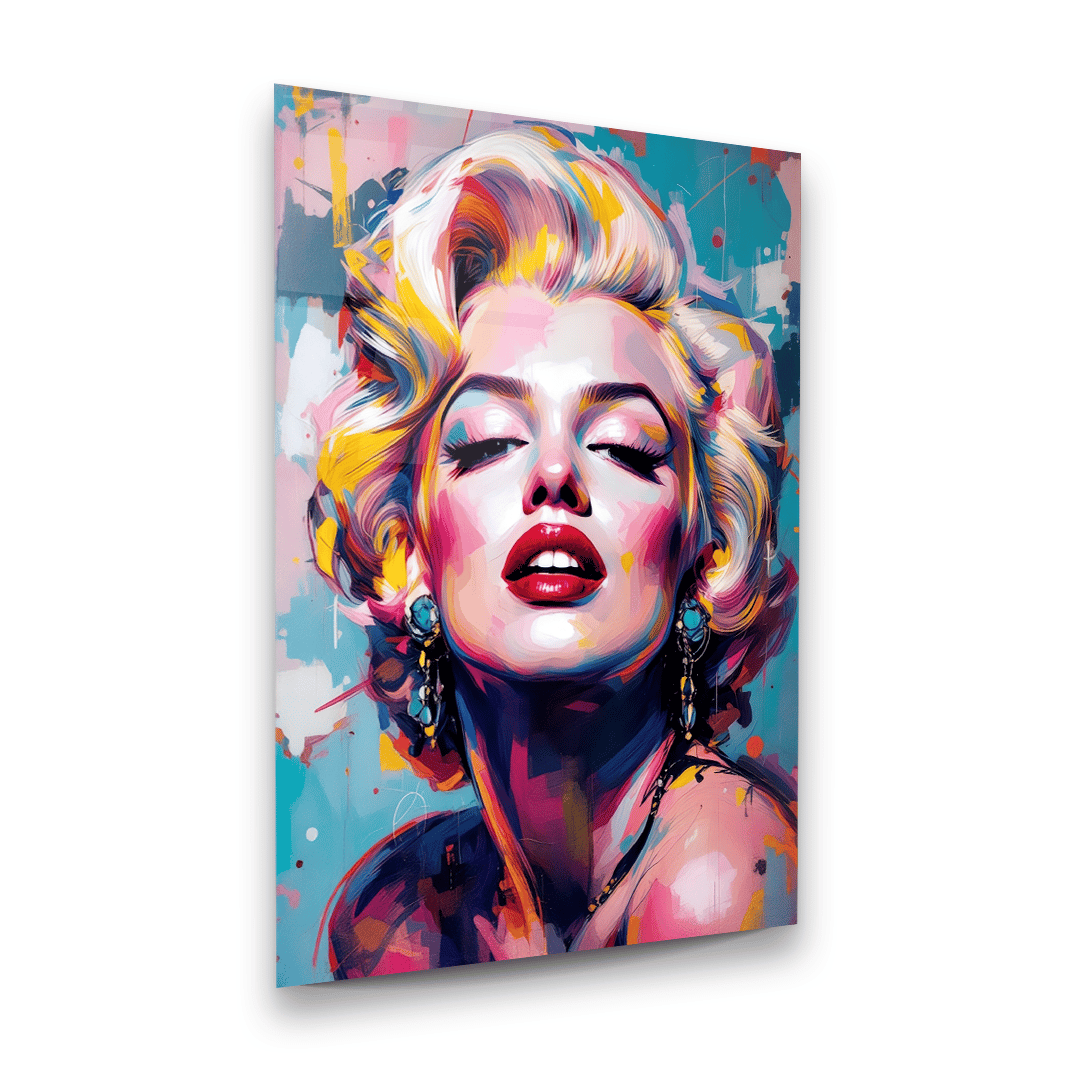 Marilyn Monroe Dikey Cam Tablo