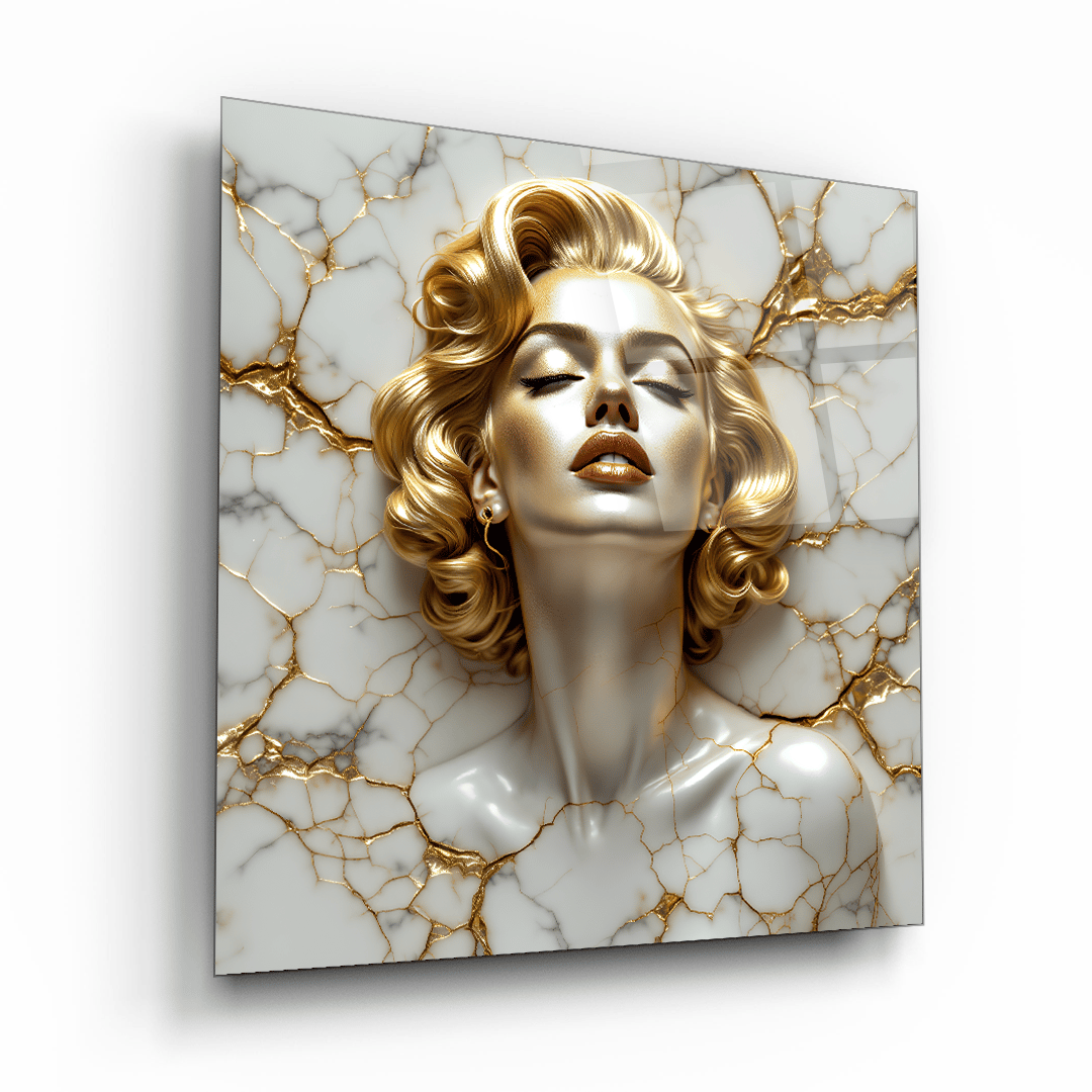 Marilyn Monroe Kare Cam Tablo