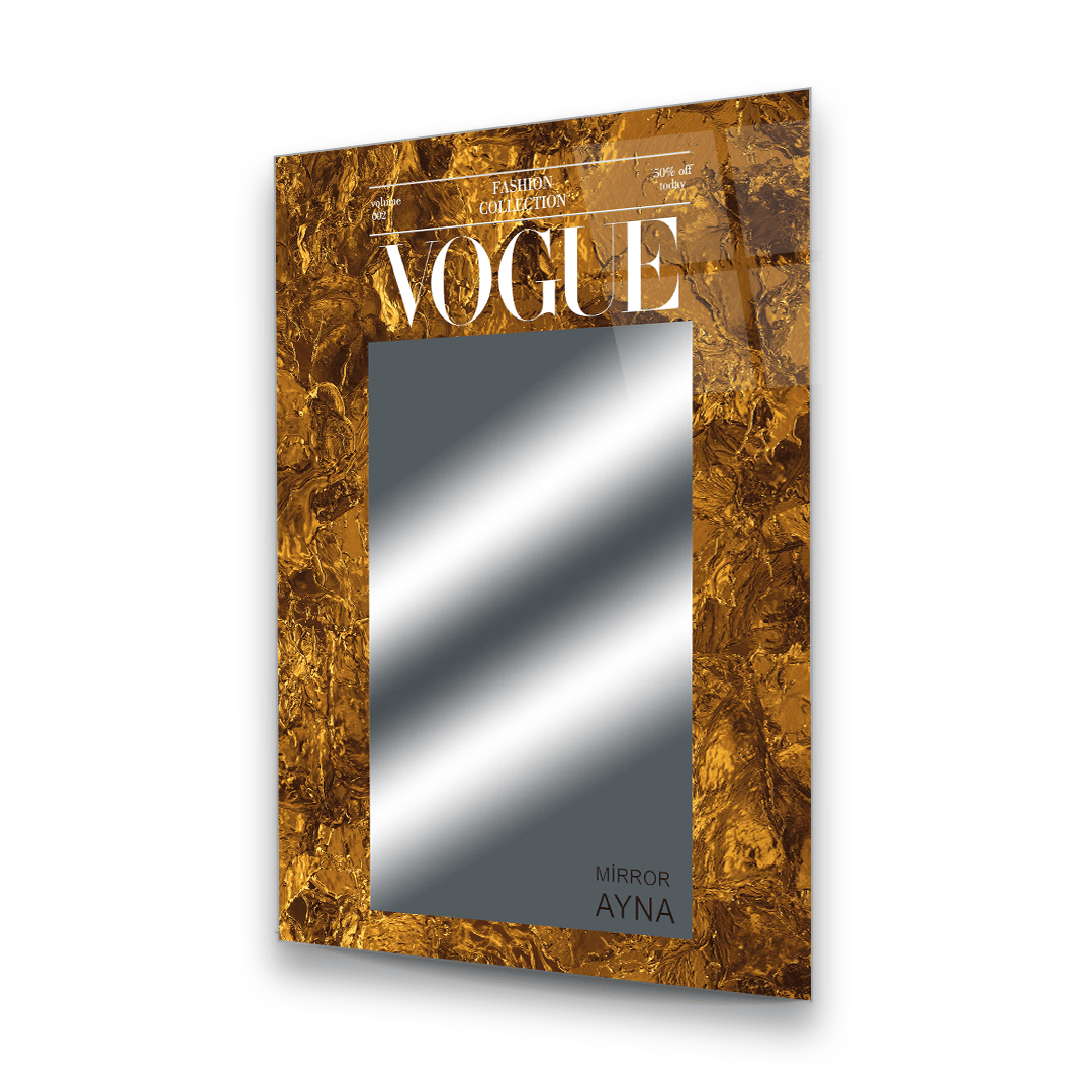 Modern Dekoratif Özel Tasarım Vogue Ayna