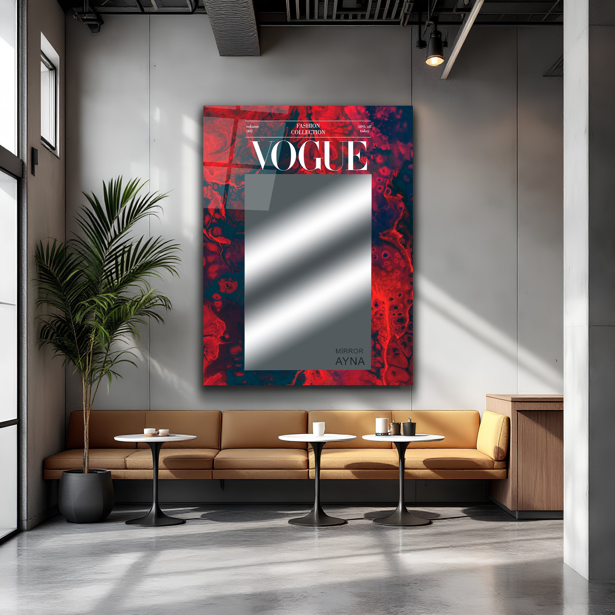 Modern Dekoratif Vogue Ayna