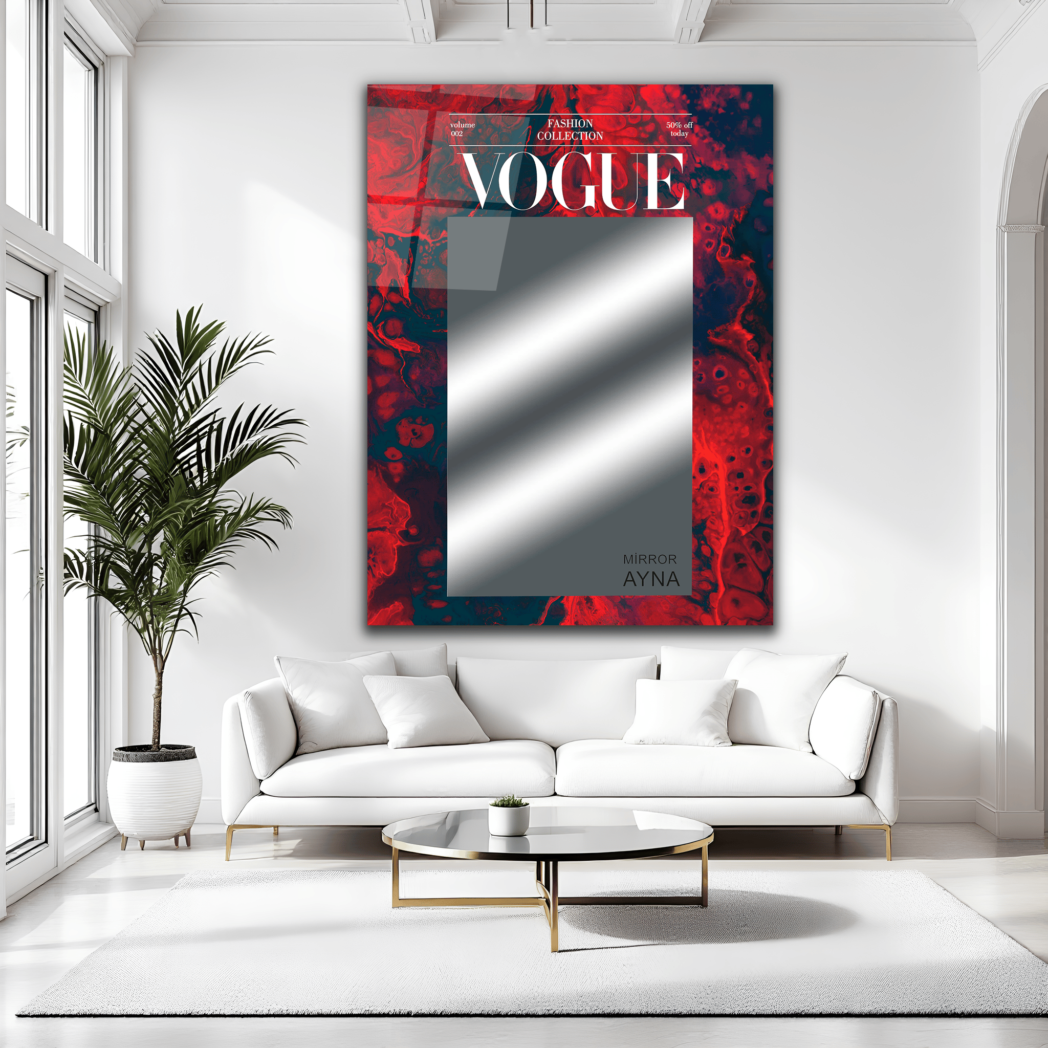 Modern Dekoratif Vogue Ayna