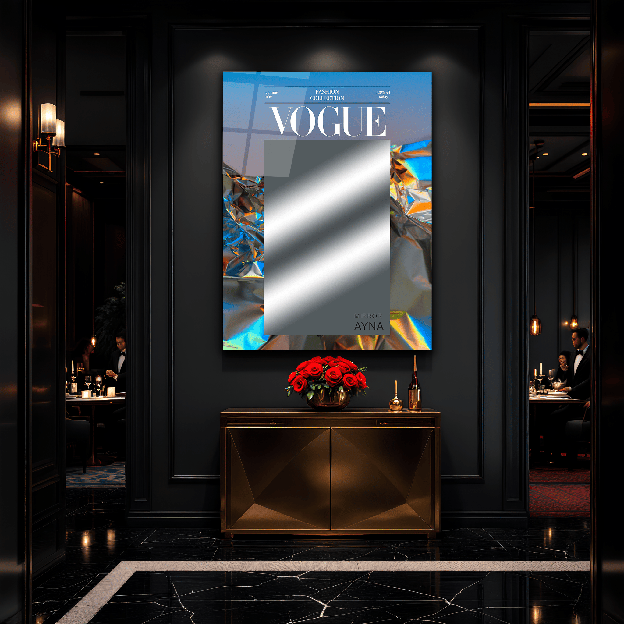 Modern Dekoratif Vogue Ayna