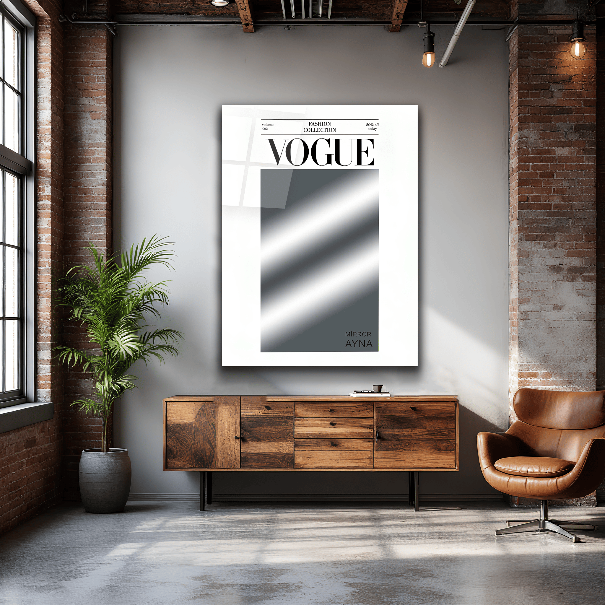 Modern Dekoratif Vogue Ayna