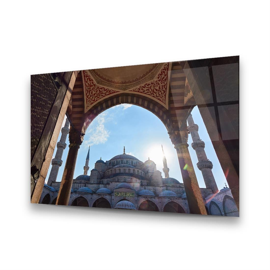 Sultanahmet Camii Yatay Cam Tablo
