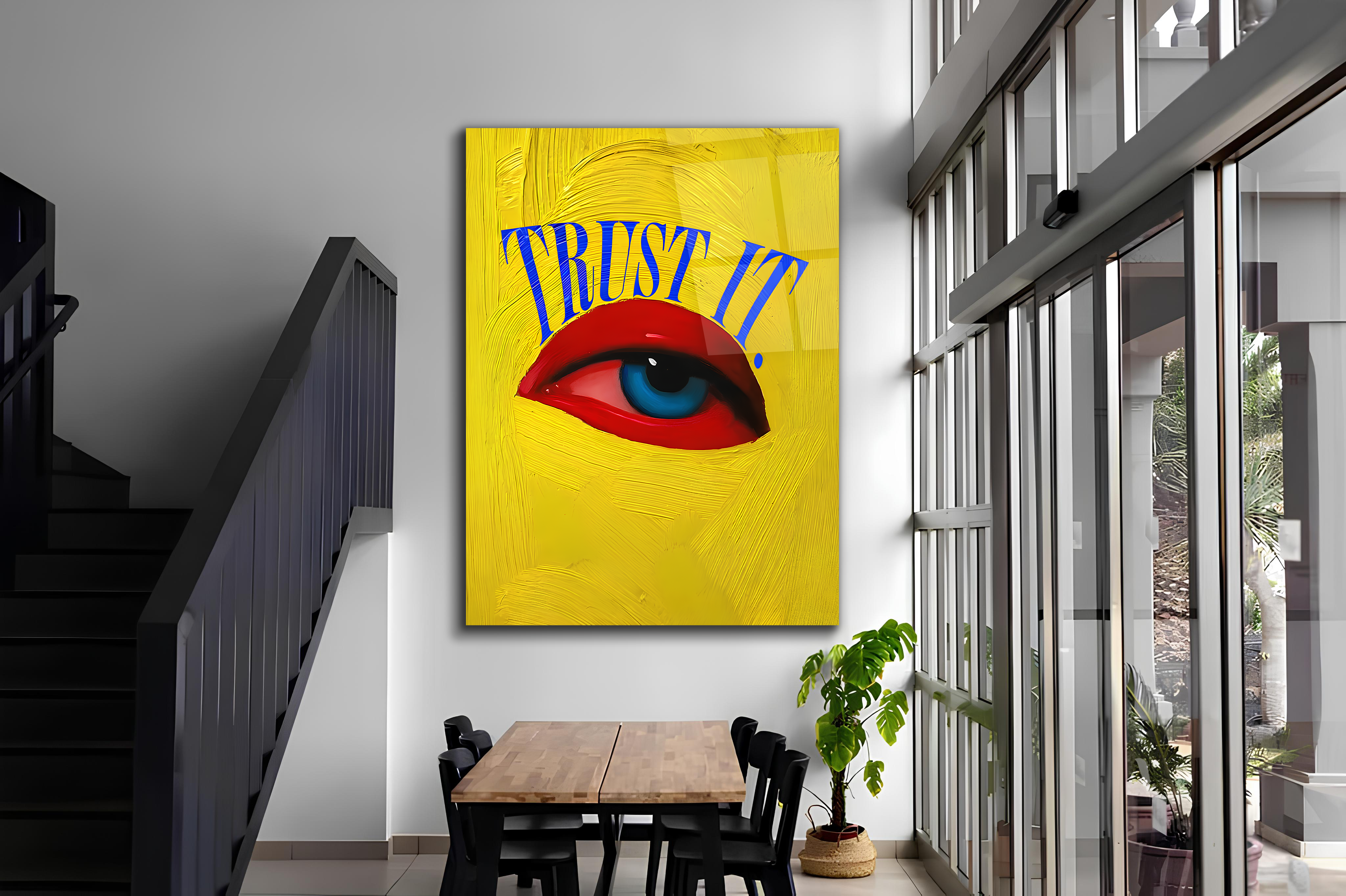Trust It Dikey Cam Tablo