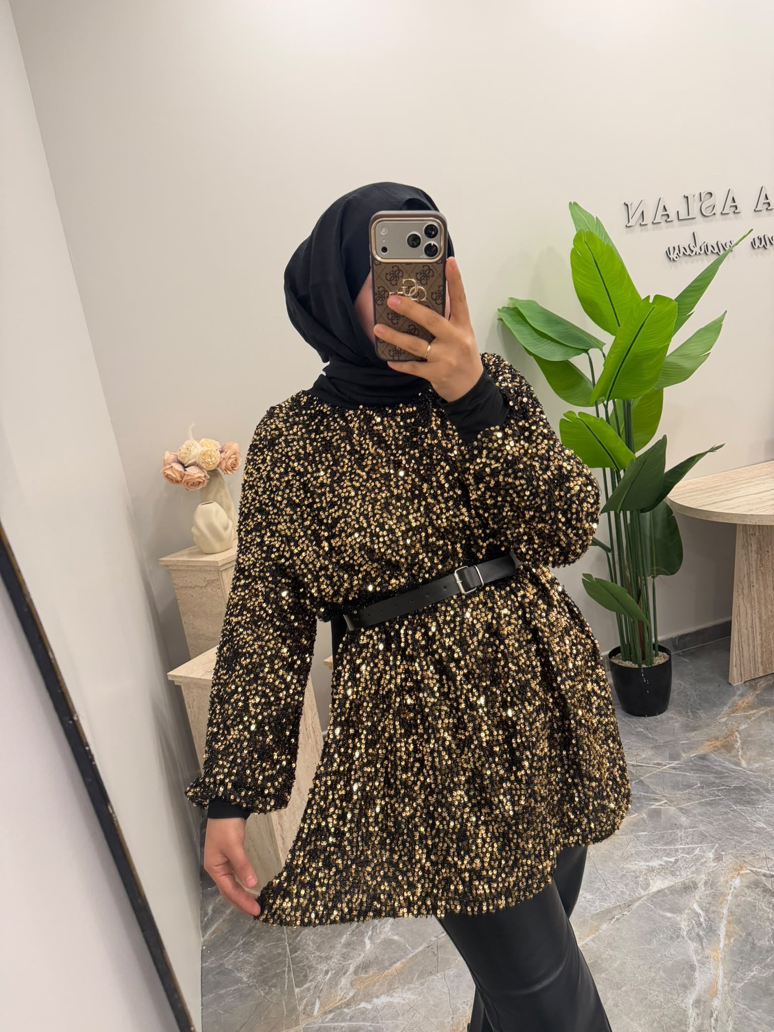 Gold Payet Tunik 