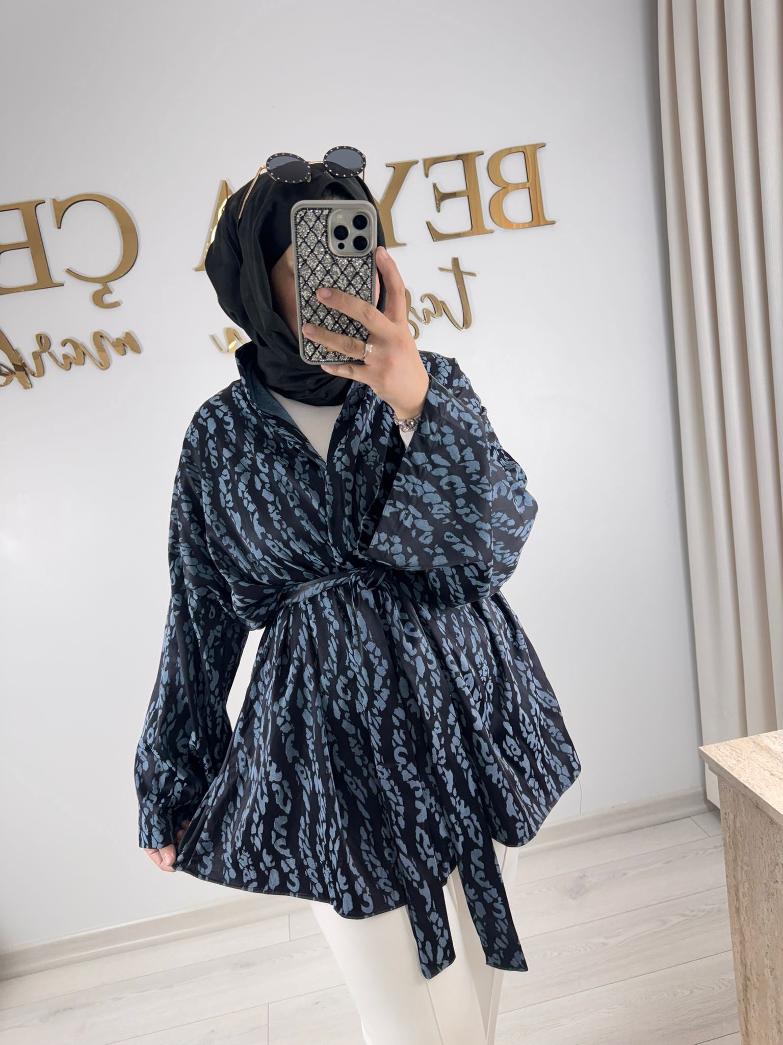 Leopar Detay Ceket