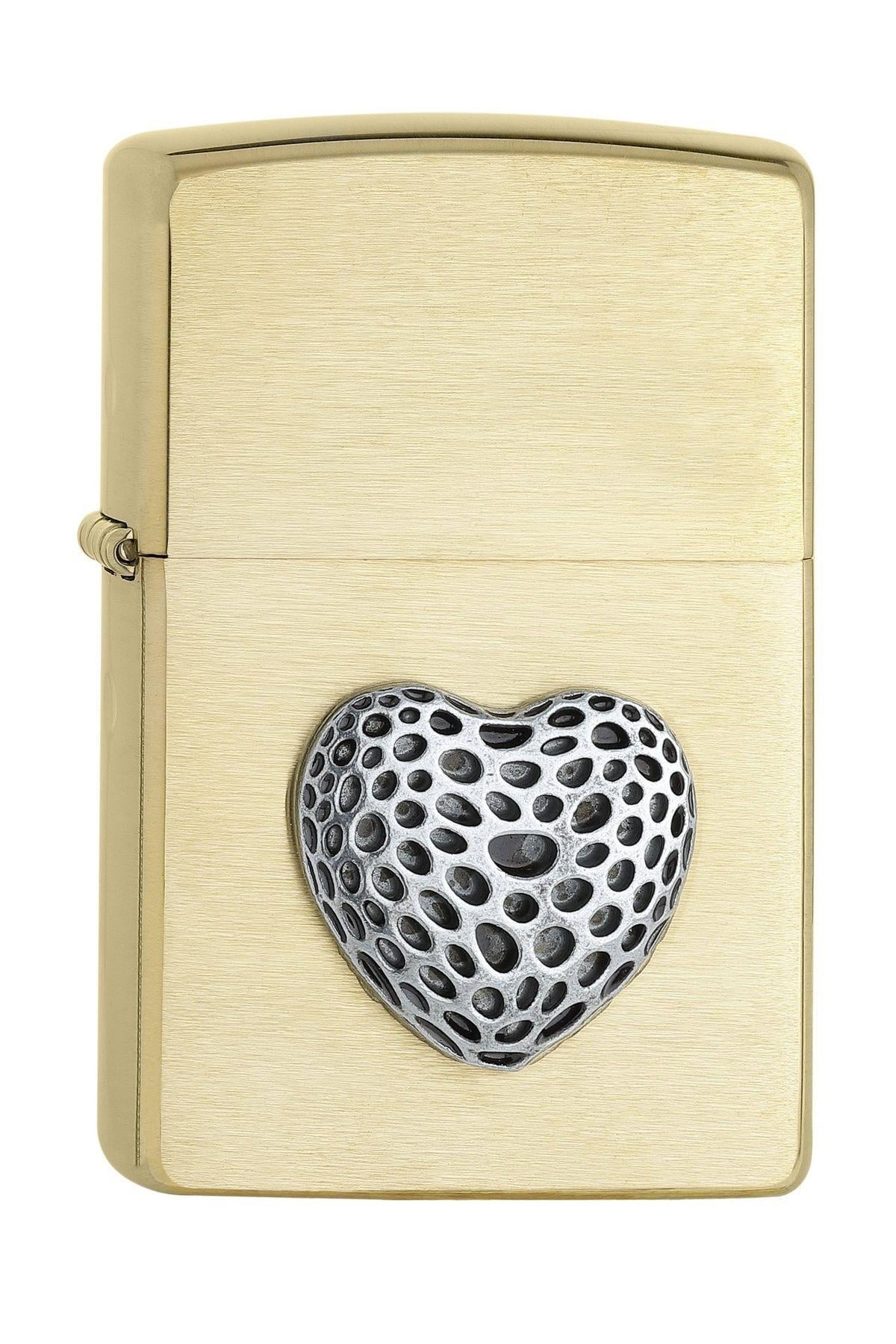 Zippo Heart Emblem Design Çakmak ÇakmaklarZippo