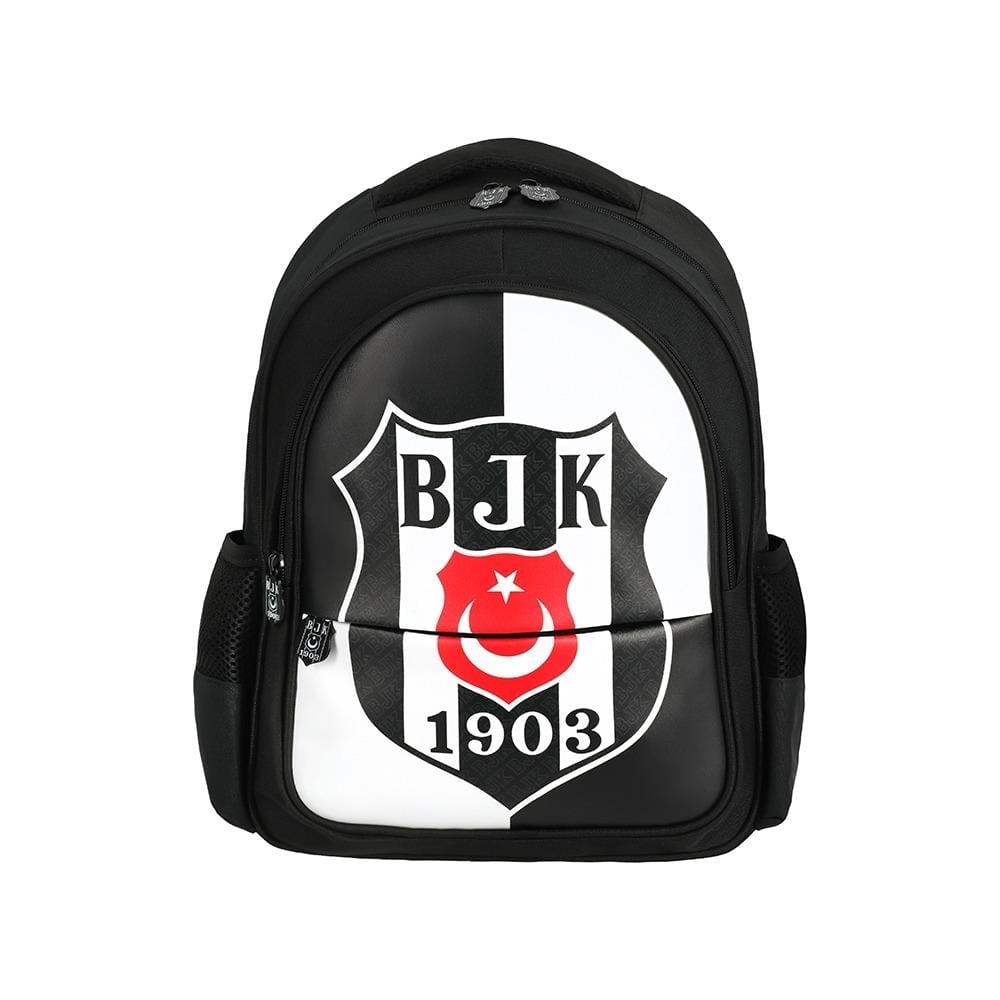 BEŞİKTAŞ ORJİNAL LİSANSLI ARMALI DERİ SIRT ÇANTASI