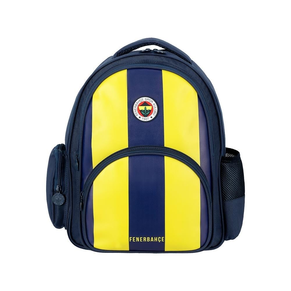 FENERBAHÇE LİSANSLI DERİ ÇİZGİLİ OKUL ÇANTASI 