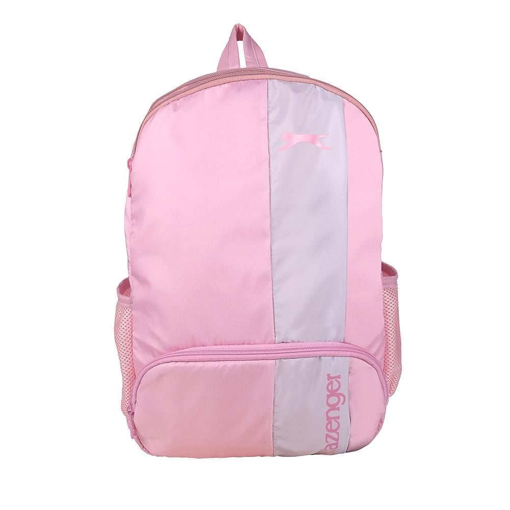 SLAZENGER ŞERİT DETAYLI PEMBE SIRT ÇANTASI