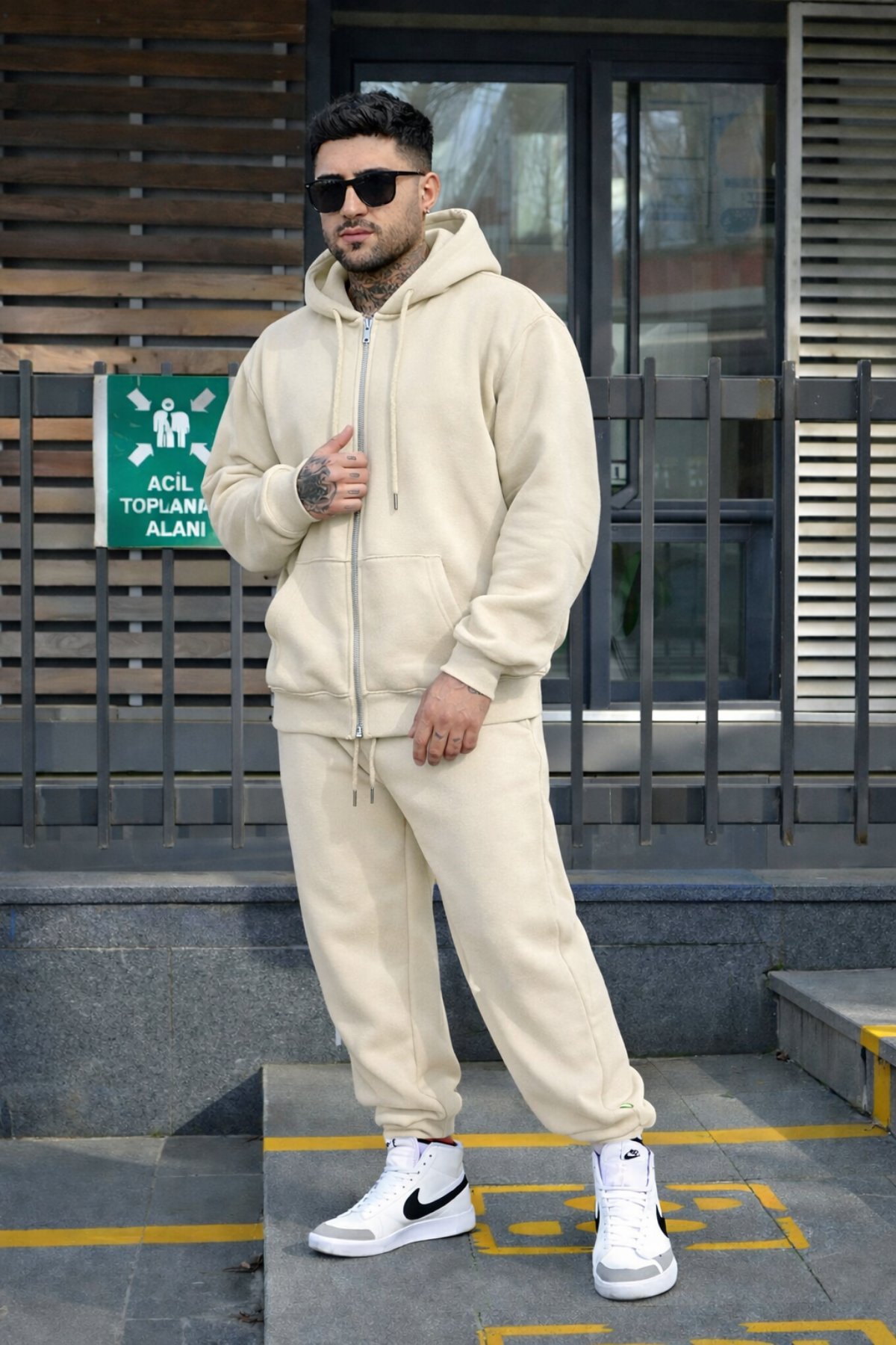 Unisex Model Hırka Eşofman Takım