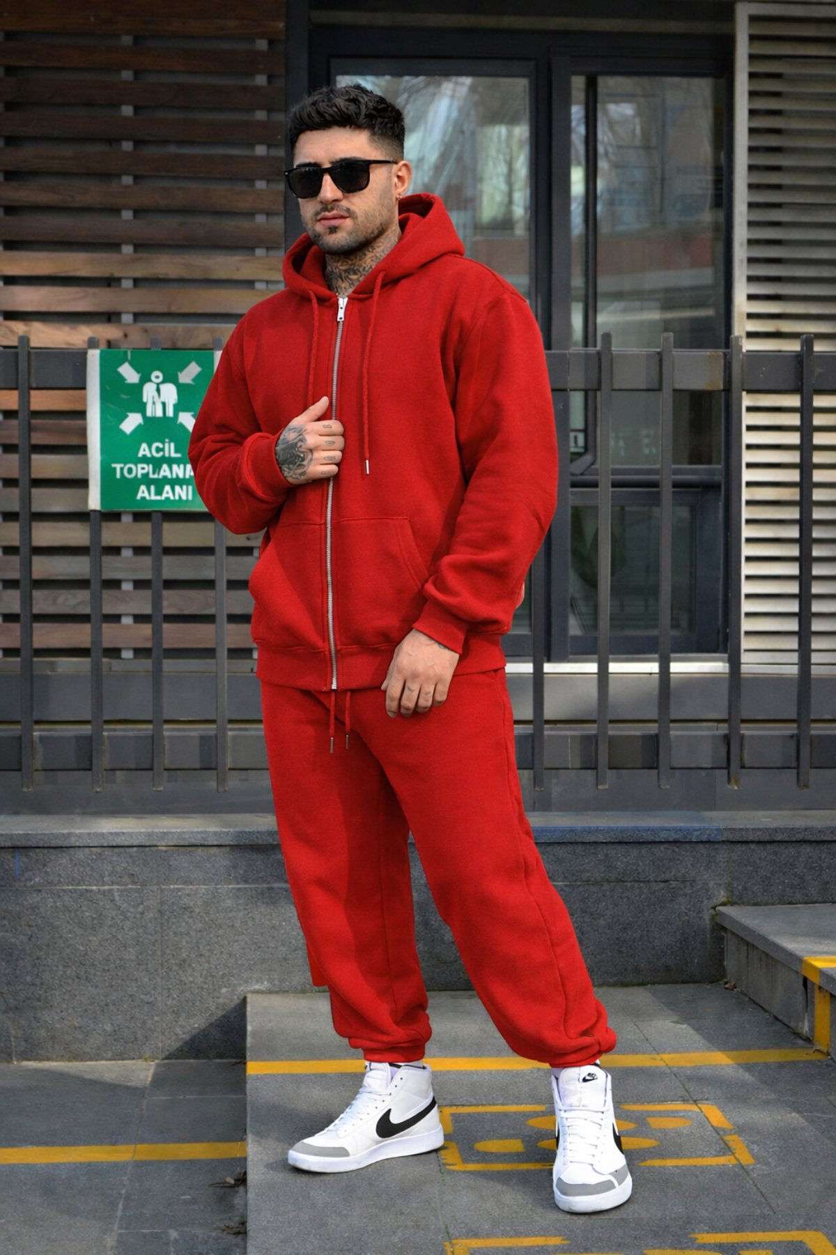 Unisex Model Hırka Eşofman Takım
