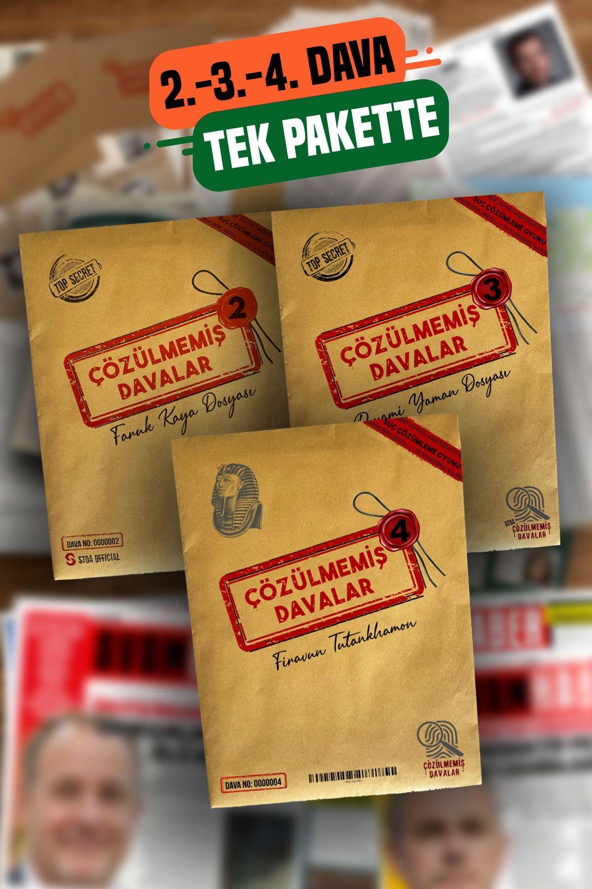 Dedektiflik Oyunu –  Faruk Kaya Peyami Yaman Firavun Tutankhamon Cinayet Çözme Dosyaları