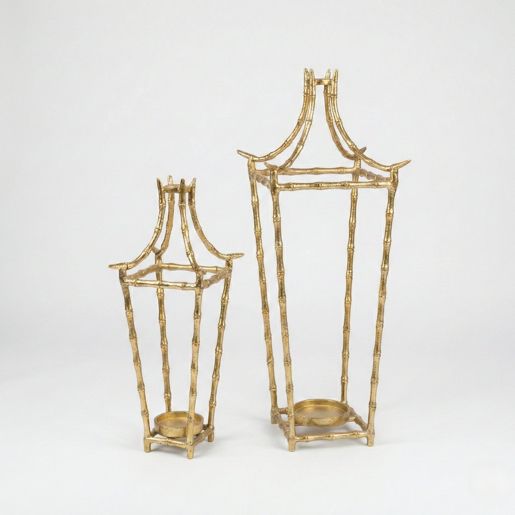 Gold Bambu Mumluk Seti