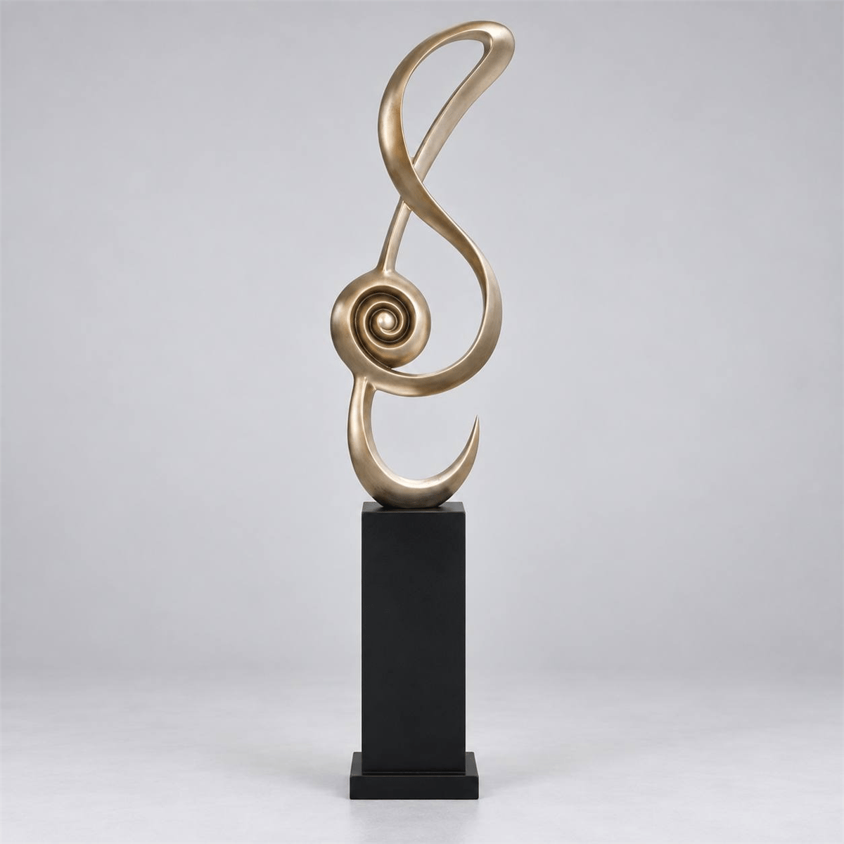 Gold Müzik Anahtarı Objesi