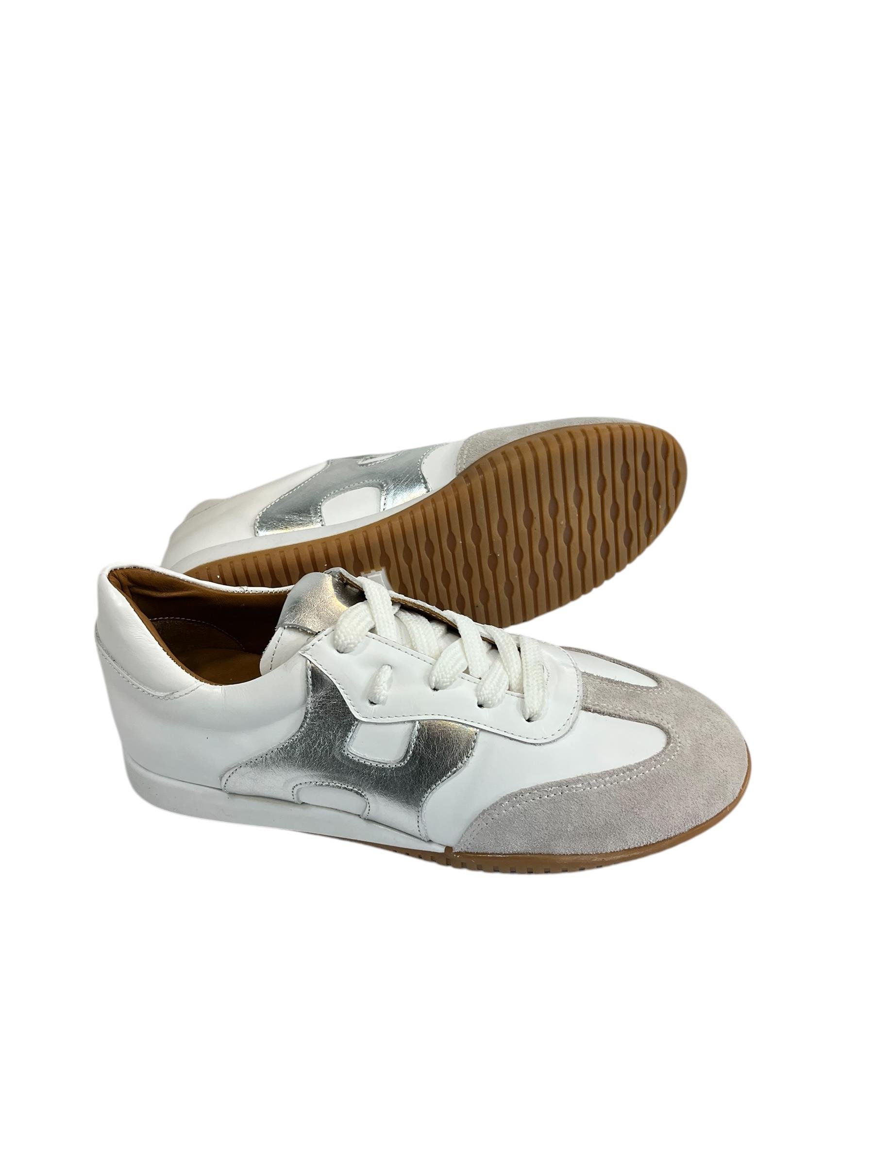 Beyaz Hakiki Deri Sneaker