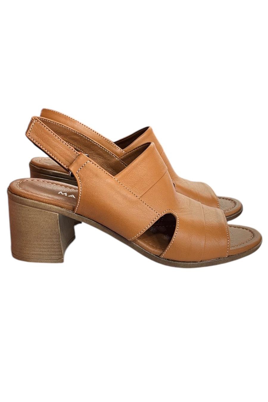 Taba Hakiki Deri Hafif Ve Comfort Taban Yazlık Topuklu Ayakkabı