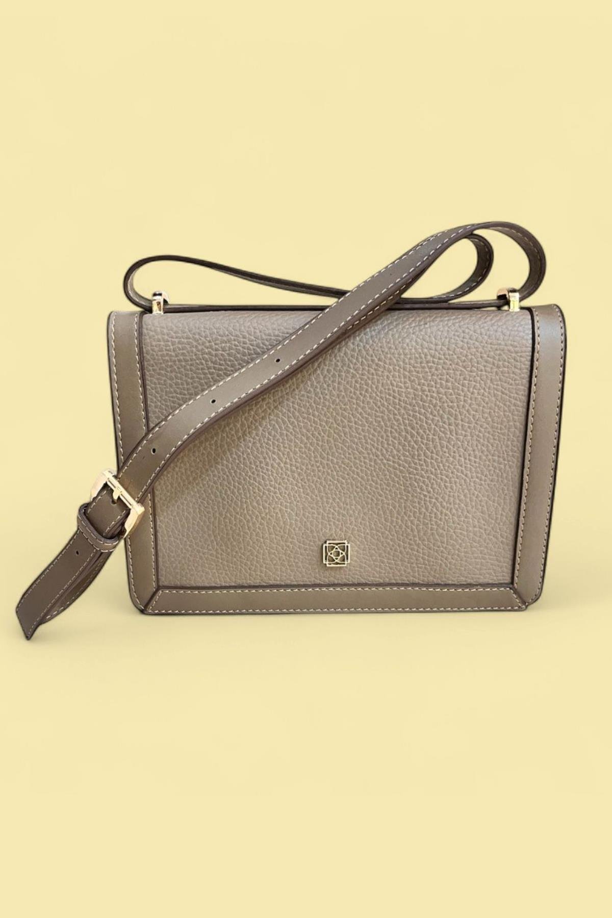 Vizon 2 Bölmeli Vegan Kadın Çapraz Çanta