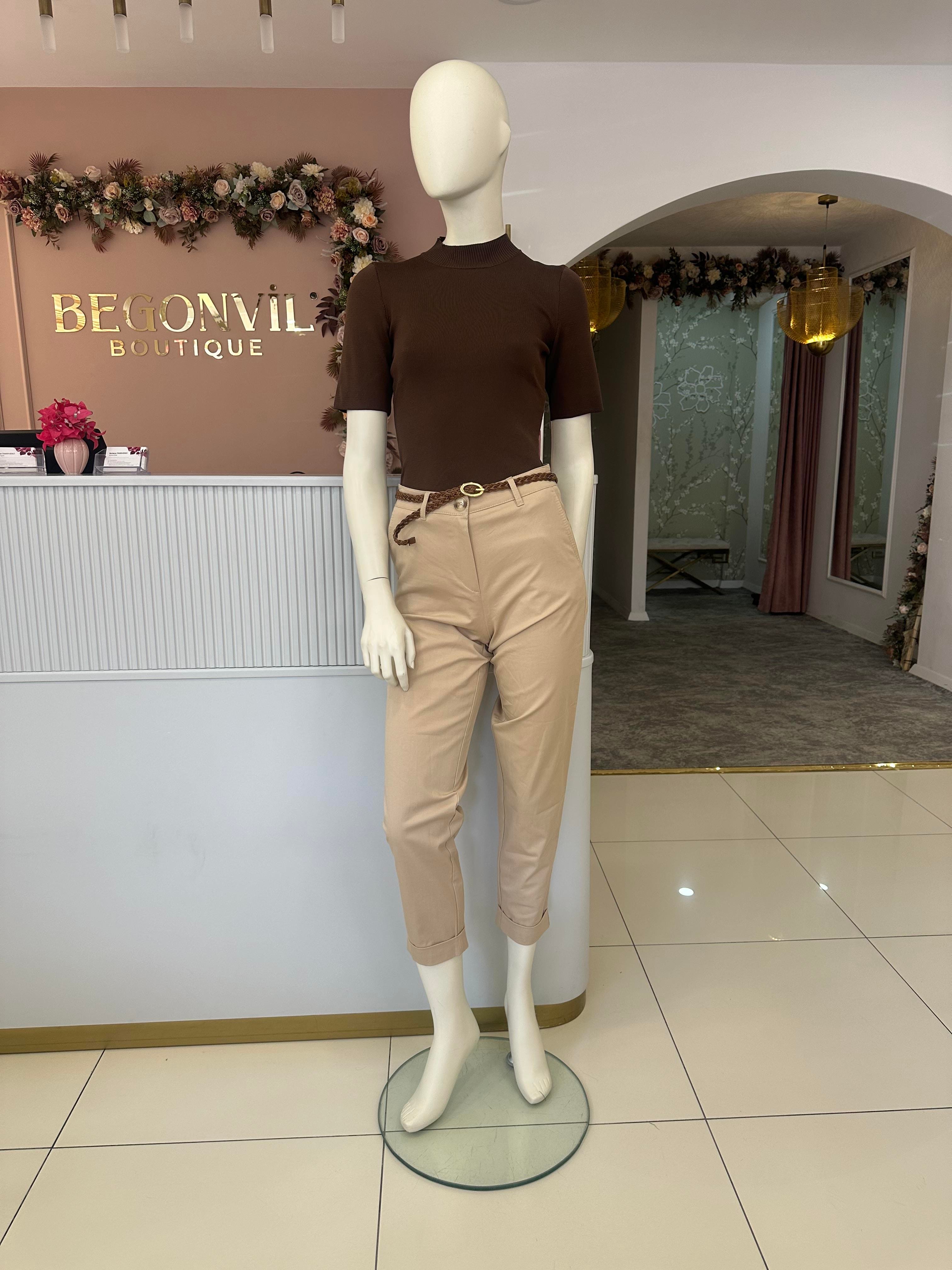 Kemerli C hino Pantolon