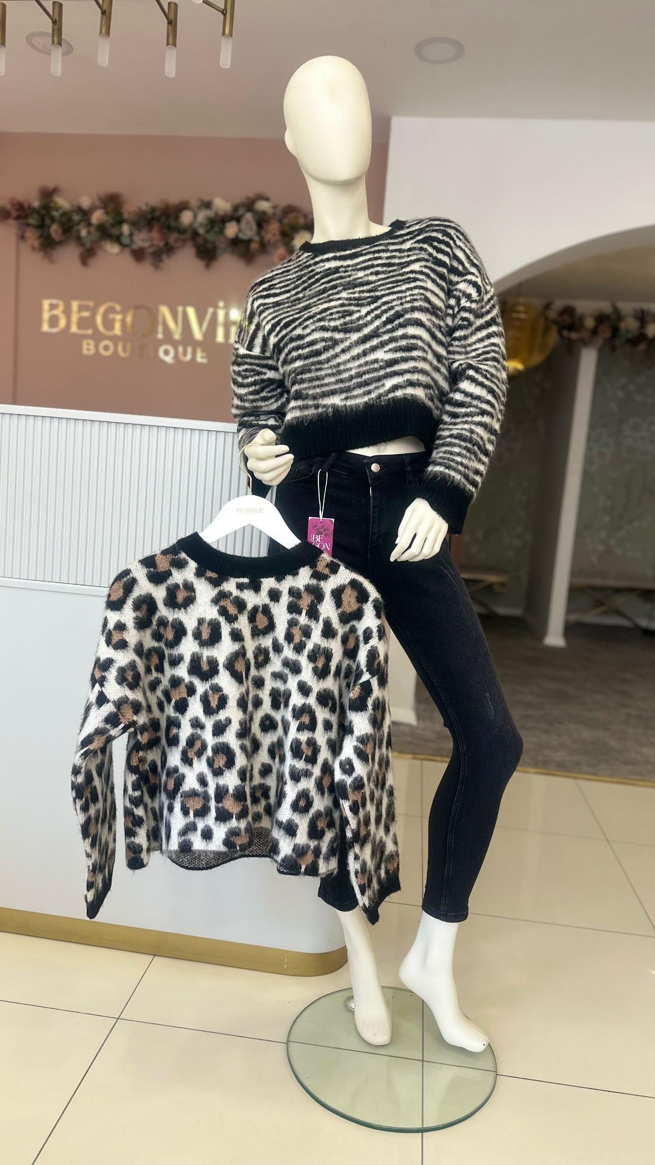 Zebra Desen Triko