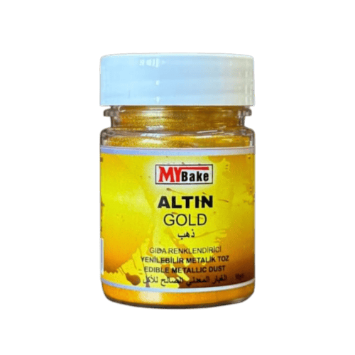 MYBAKE YENİLEBİLİR METALİK TOZ 10 GR GOLD