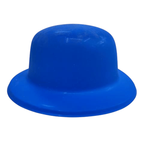 PLASTİK MELON ŞAPKA MAVİ