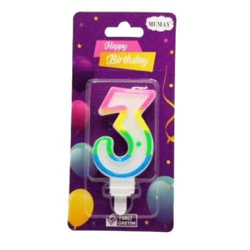 RAKAM MUM RENKLİ EKO NO: 3