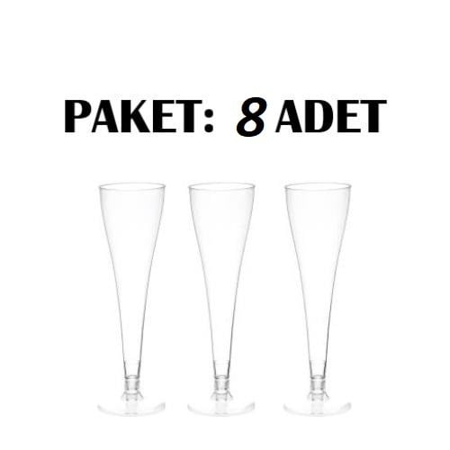 ŞAMPANYA BARDAĞI ŞEFFAF 120 ML DC120 PAKET: 6 LI