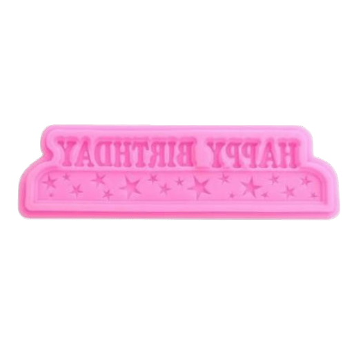 SİLİKON KALIP HAPPY BIRTHDAY 18X5 CM